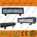 Hot Sale! ! 10inch LED off Road Light Bar, 12V DC 6PCS*5W LED off Road Light Bar